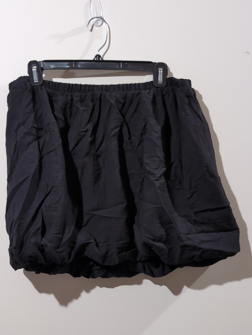 Primark Black Bubble Hem Mini Skirt